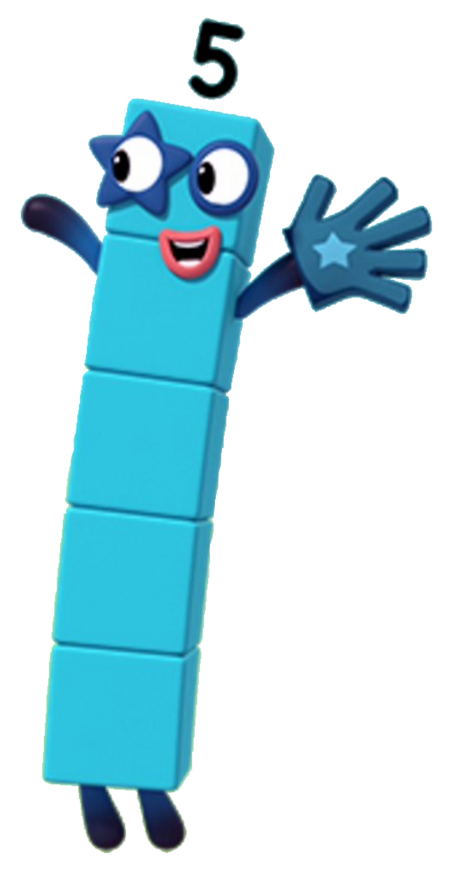 Numberblock Five (Cheery) by alexiscurry on DeviantArt