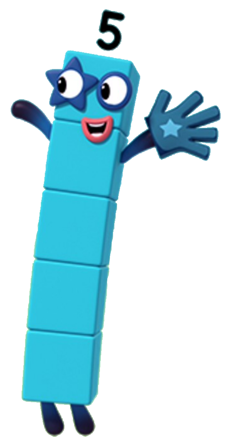 Numberblock Five (Cheery) by alexiscurry on DeviantArt