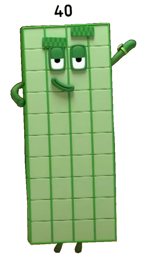 Numberblock Forty by alexiscurry on DeviantArt