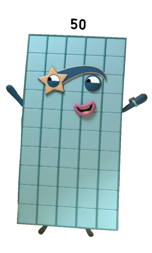 Numberblock Fifty by alexiscurry on DeviantArt