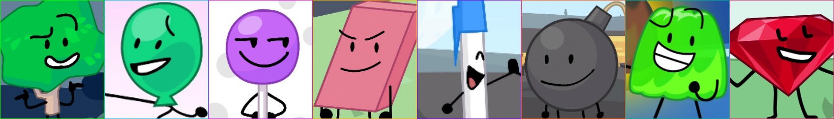 The 8 Other BFDI Contestants by alexiscurry on DeviantArt