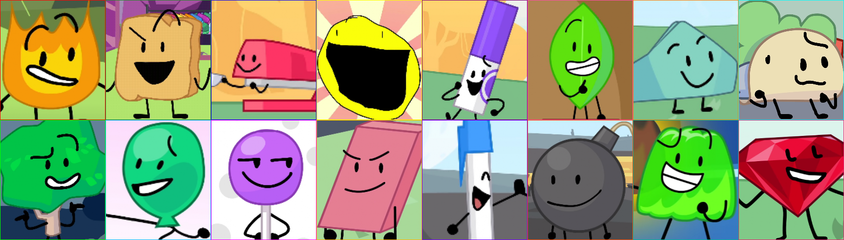 BFDI Run character picker by alexlion0511 on DeviantArt