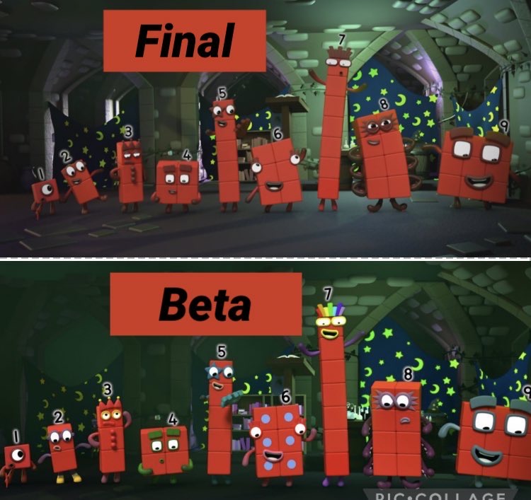 Red Numberblocks scene comparison by alexiscurry on DeviantArt