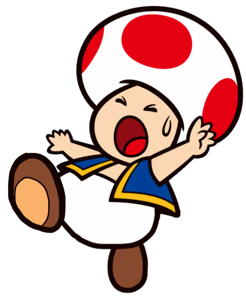 Toad Cry Super Mario: Toad Screaming 2D by alexiscurry on DeviantArt