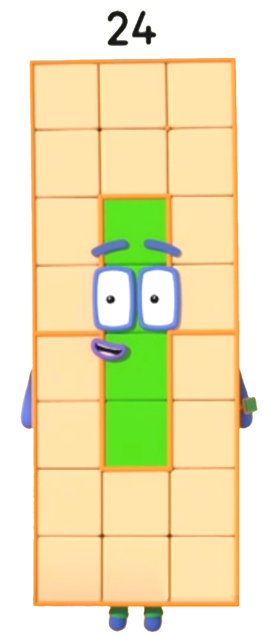 Twenty Four From Numberblocks By Alexiscurry On Deviantart
