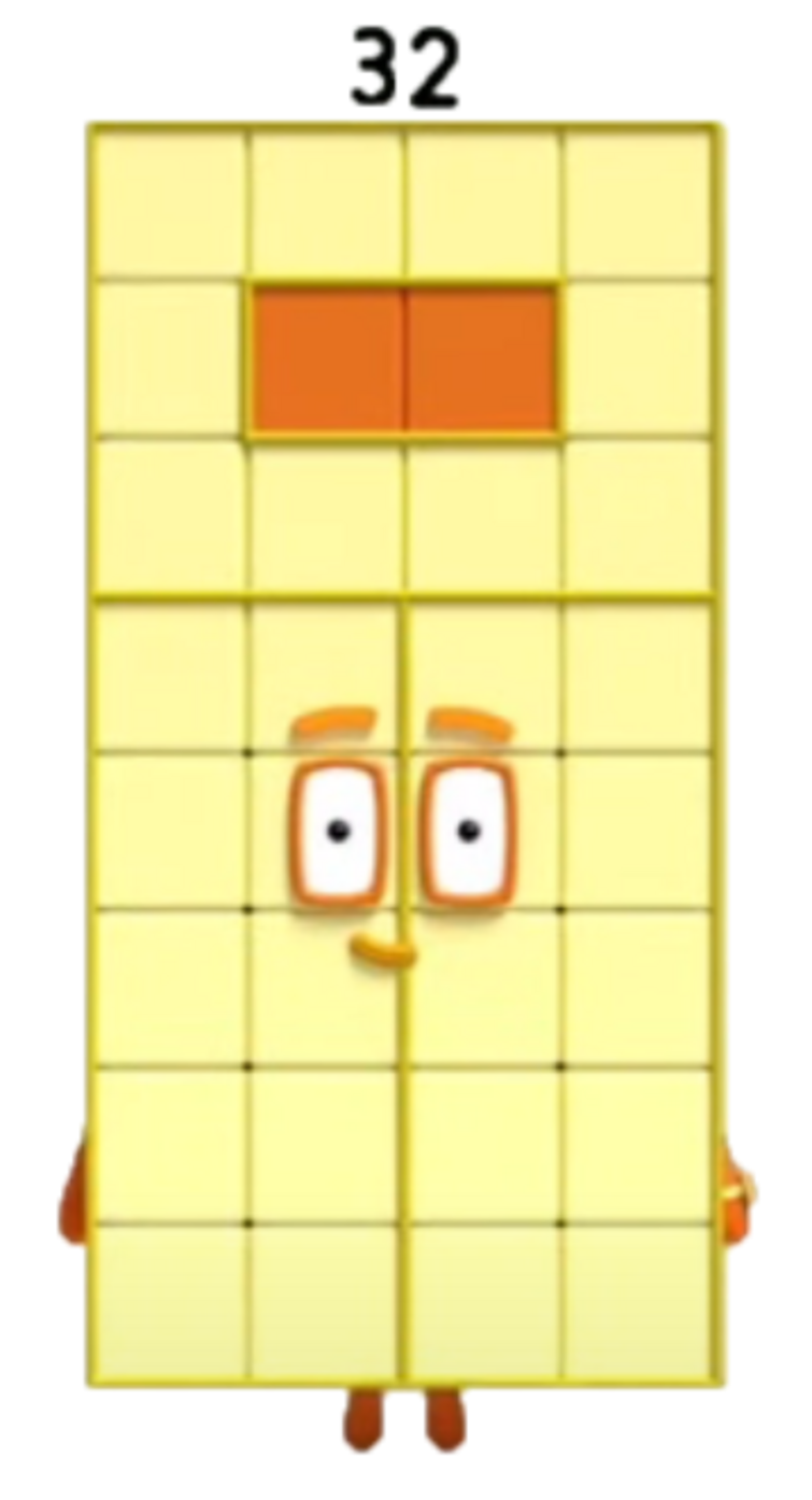 Thirty-Two from Numberblocks by alexiscurry on DeviantArt