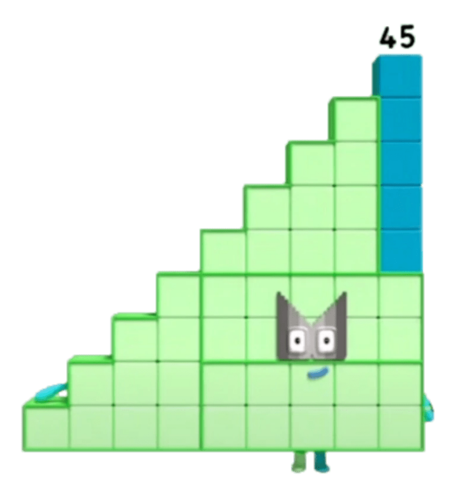 Forty-Five from Numberblocks by alexiscurry on DeviantArt