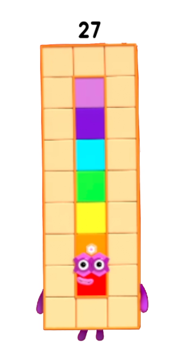 Twenty-Seven from Numberblocks by alexiscurry on DeviantArt