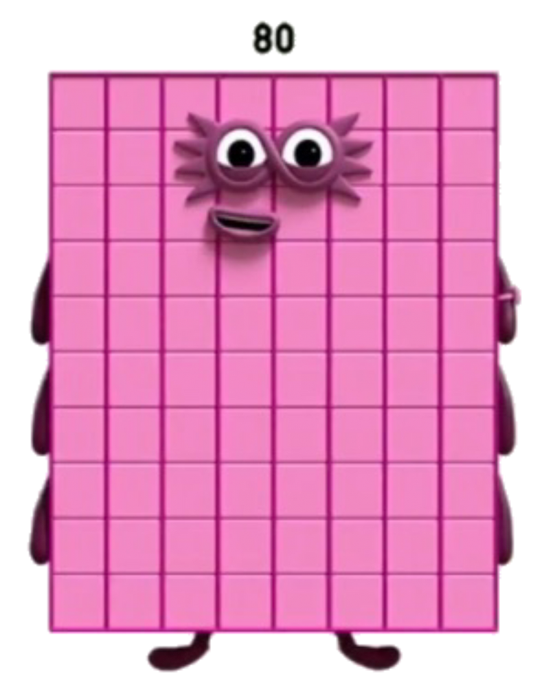 Eighty from Numberblocks by alexiscurry on DeviantArt