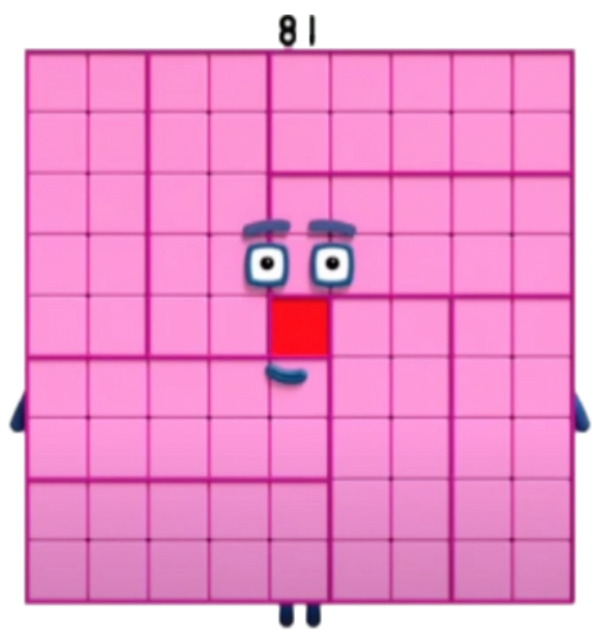 Numberblocks 80 Eighty-One from Numberblocks by alexiscurry on DeviantArt