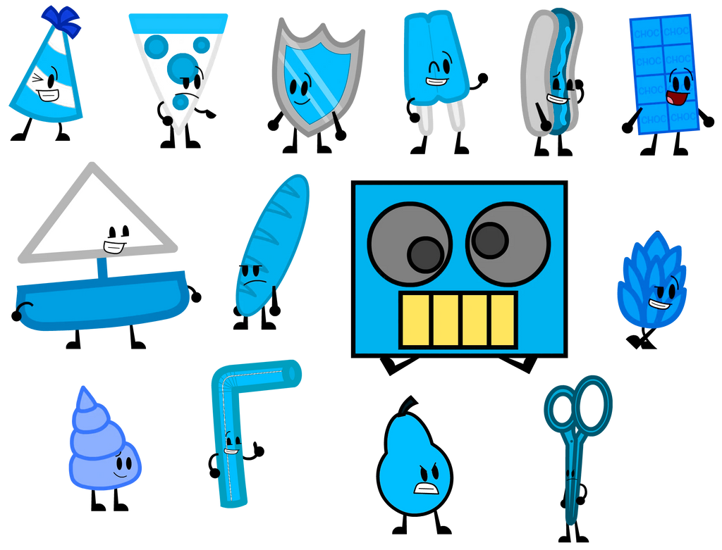 Brawl of the Objects Characters Ice Forms by alexiscurry on DeviantArt