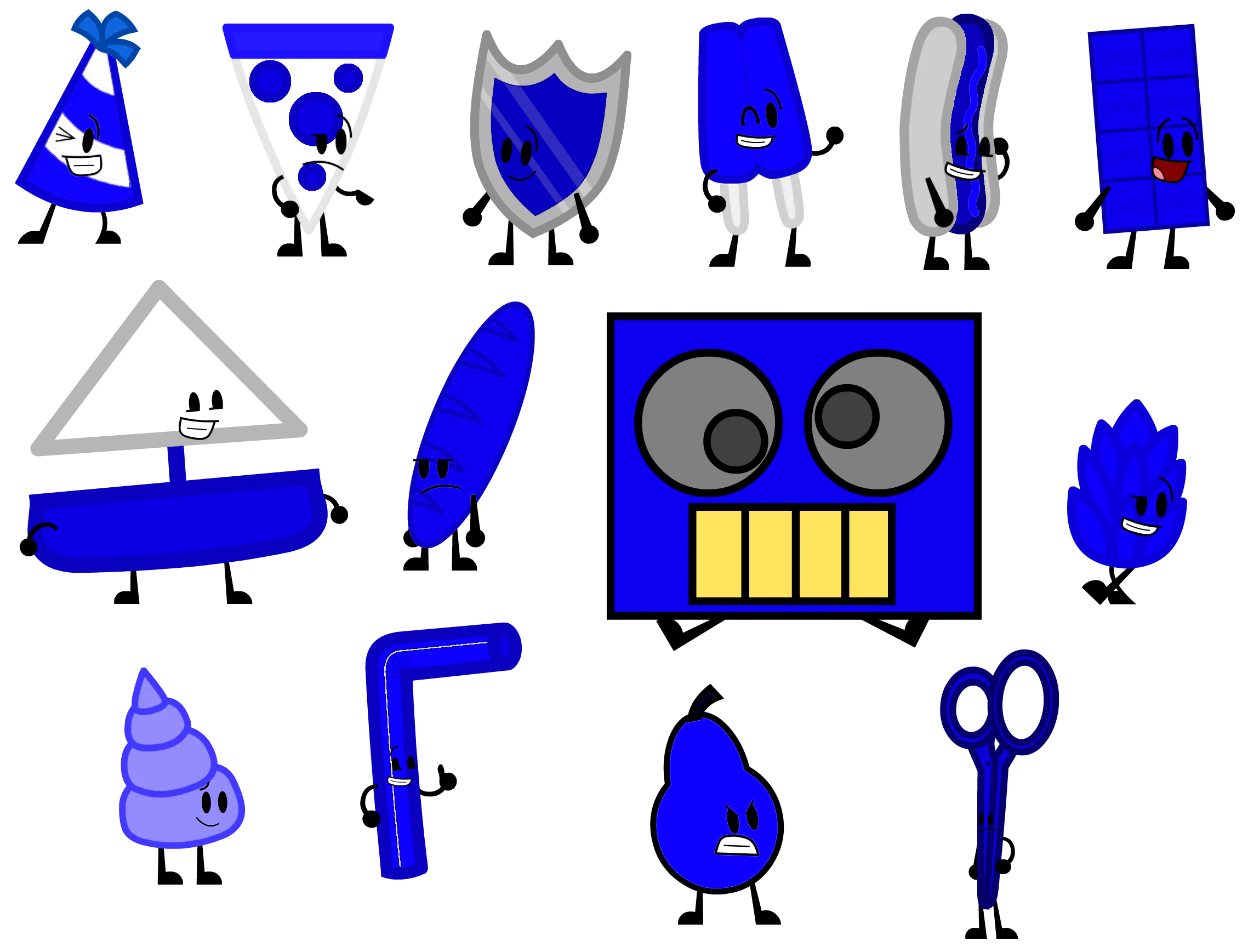 Brawl of the Objects Characters Water Forms by alexiscurry on DeviantArt