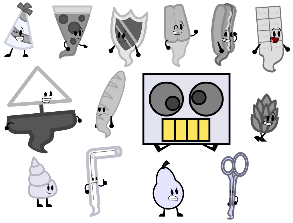 Fake Object Brawl Brawl of the Objects Characters as Ghosts by alexiscurry on DeviantArt
