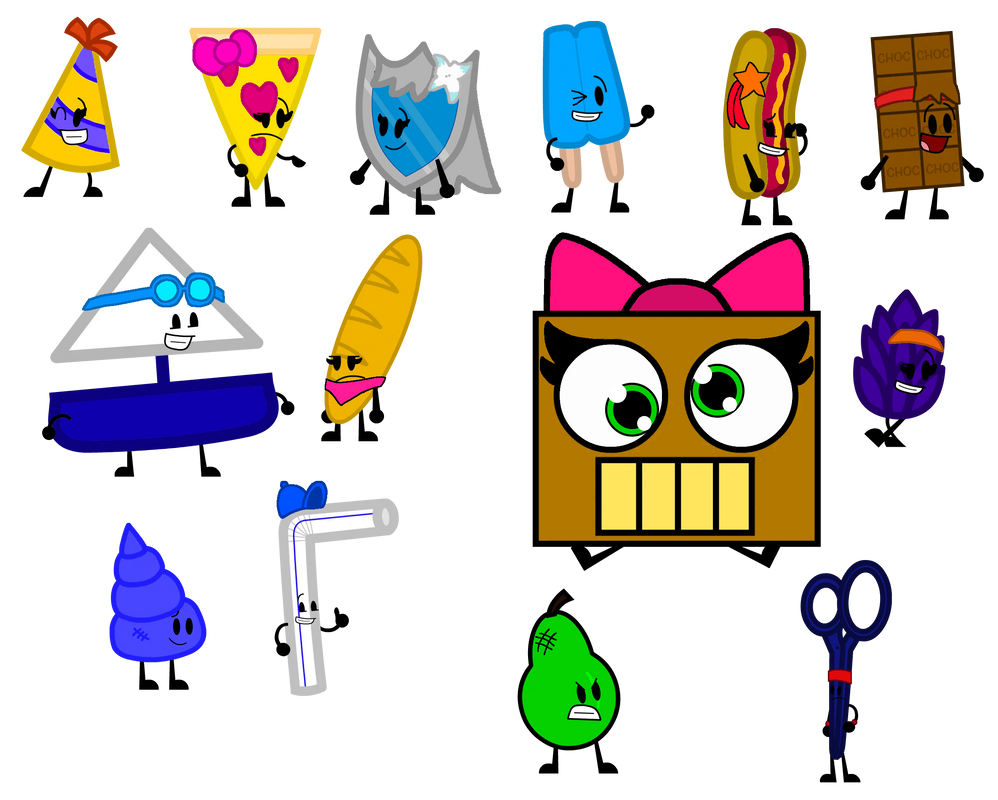 Brawl of the Objects Characters (Gender Swap) by alexiscurry on DeviantArt