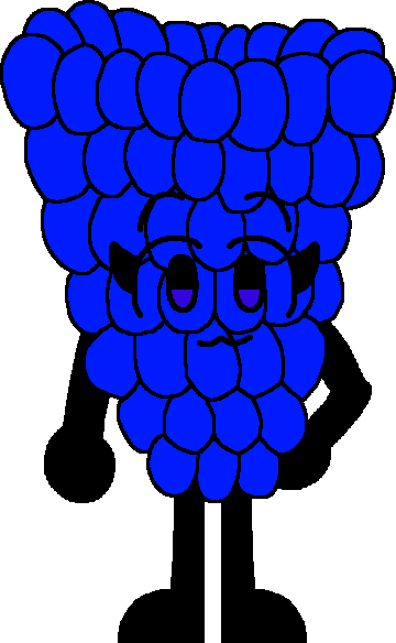 Blue Raspberry (My Style) by alexiscurry on DeviantArt