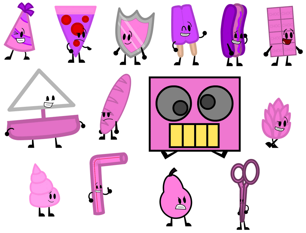 Brawl of the Objects Characters Bubble Forms by alexiscurry on DeviantArt