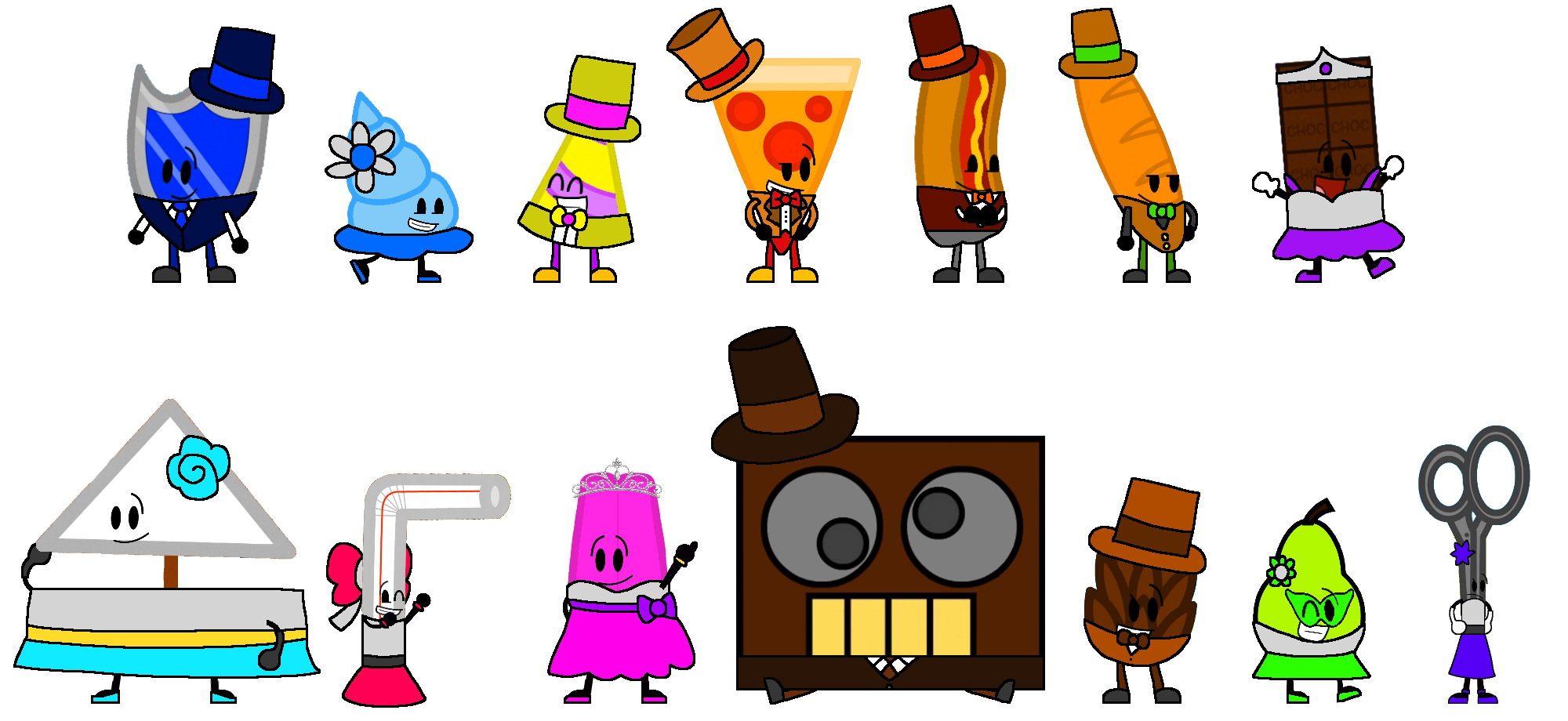 Boto Ranking Deviantart BOTO Characters Party Time Outfits by alexiscurry on DeviantArt