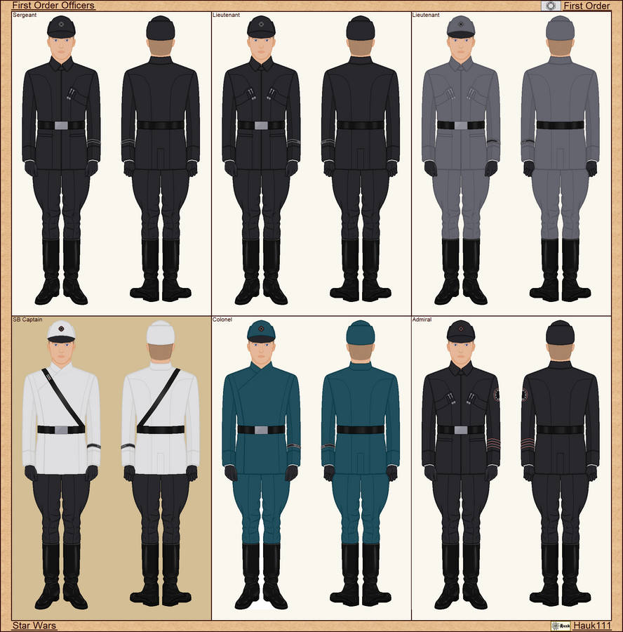Star Wars - First Order Officers by Hauk111 on DeviantArt