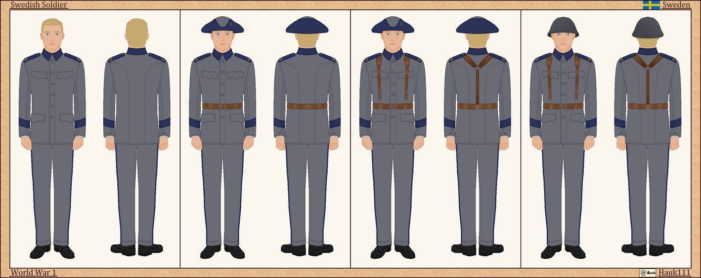 Sweden Ww1 Ranks WW1 - Swedish Soldier by Hauk111 on DeviantArt