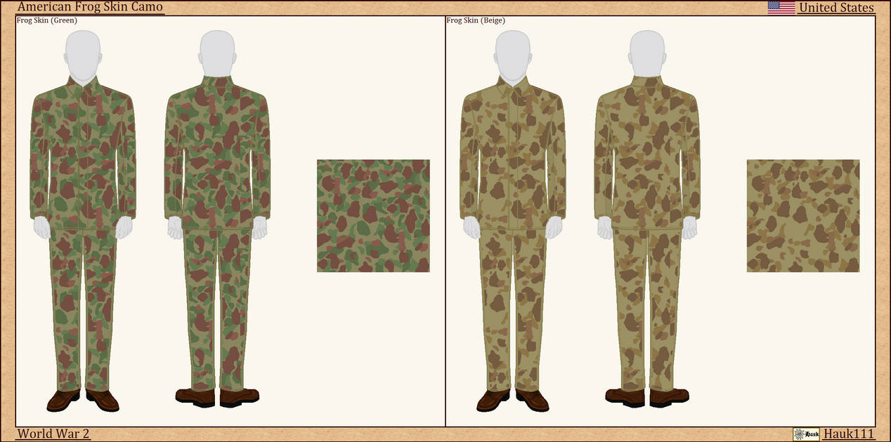 WW2 - American Frog Skin Camo by Hauk111 on DeviantArt