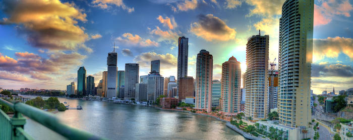 Brisbane from the Story Bridge