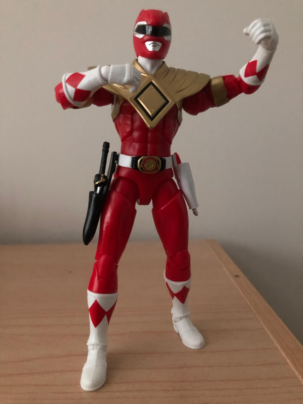 Red Ranger Beats his Chest by marcuswalker97 on DeviantArt