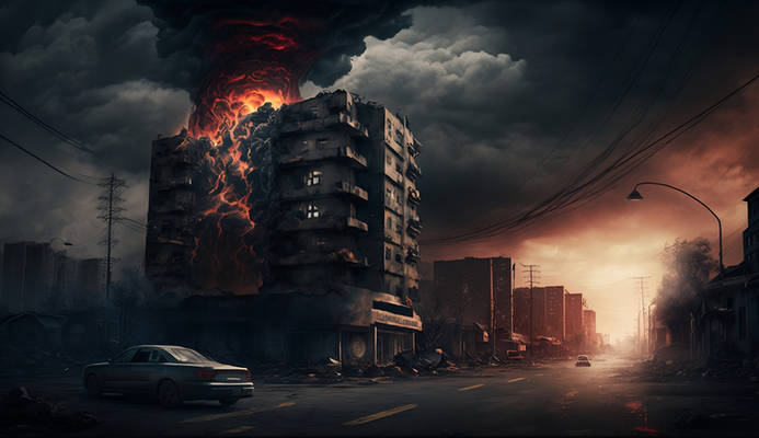 apocalyptic scene