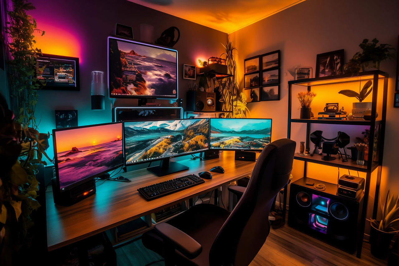 midjourney lofi gaming setup by AIDreamscapes on DeviantArt