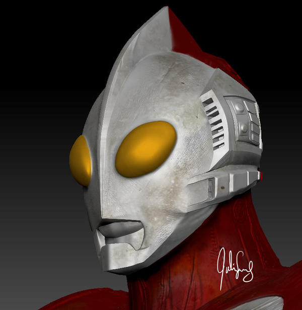 Ultraman 3D Texture Close-up