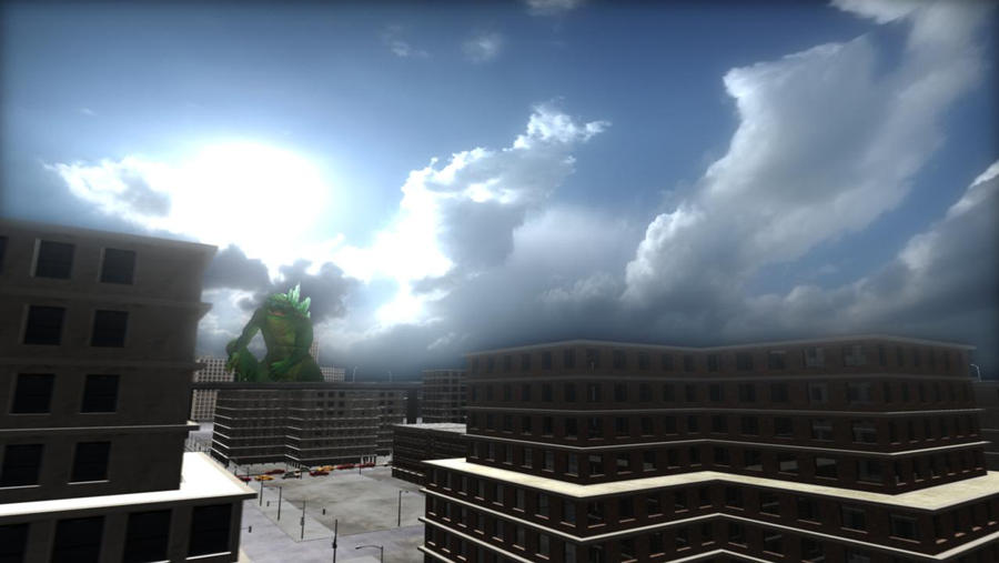 Godzilla Rgabbign Building Godzilla in the City by manguy12345 on DeviantArt