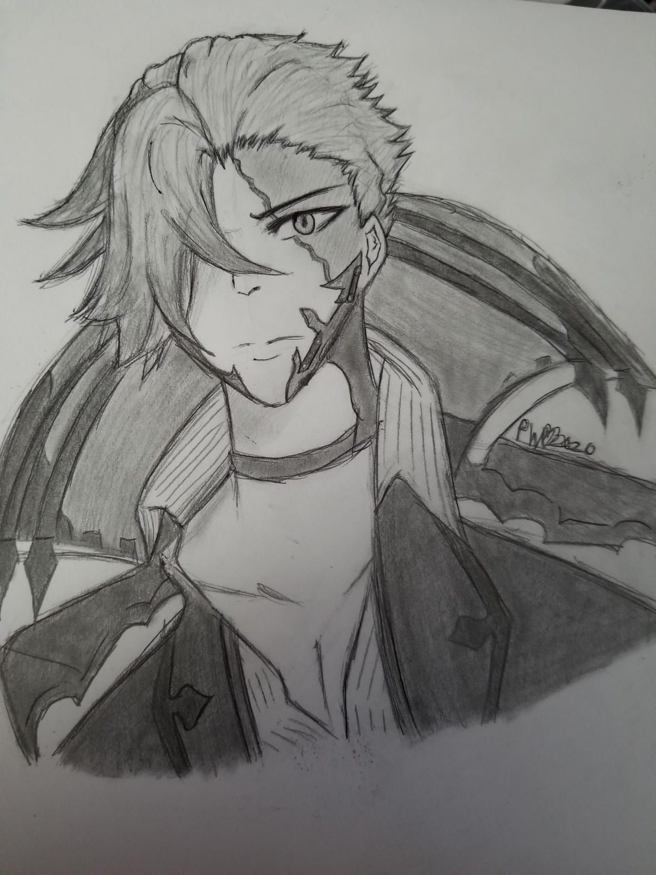 Jack Rutherford - Code Vein - Fanart Sketch by xxpaypaybakuhatsuxx on ...