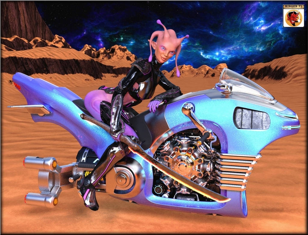 Motorcycle Space Rider Space rider by kirgen71 on DeviantArt