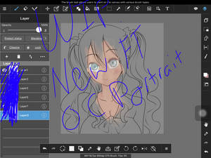 WIP: New Fairy Tail OC Portrait