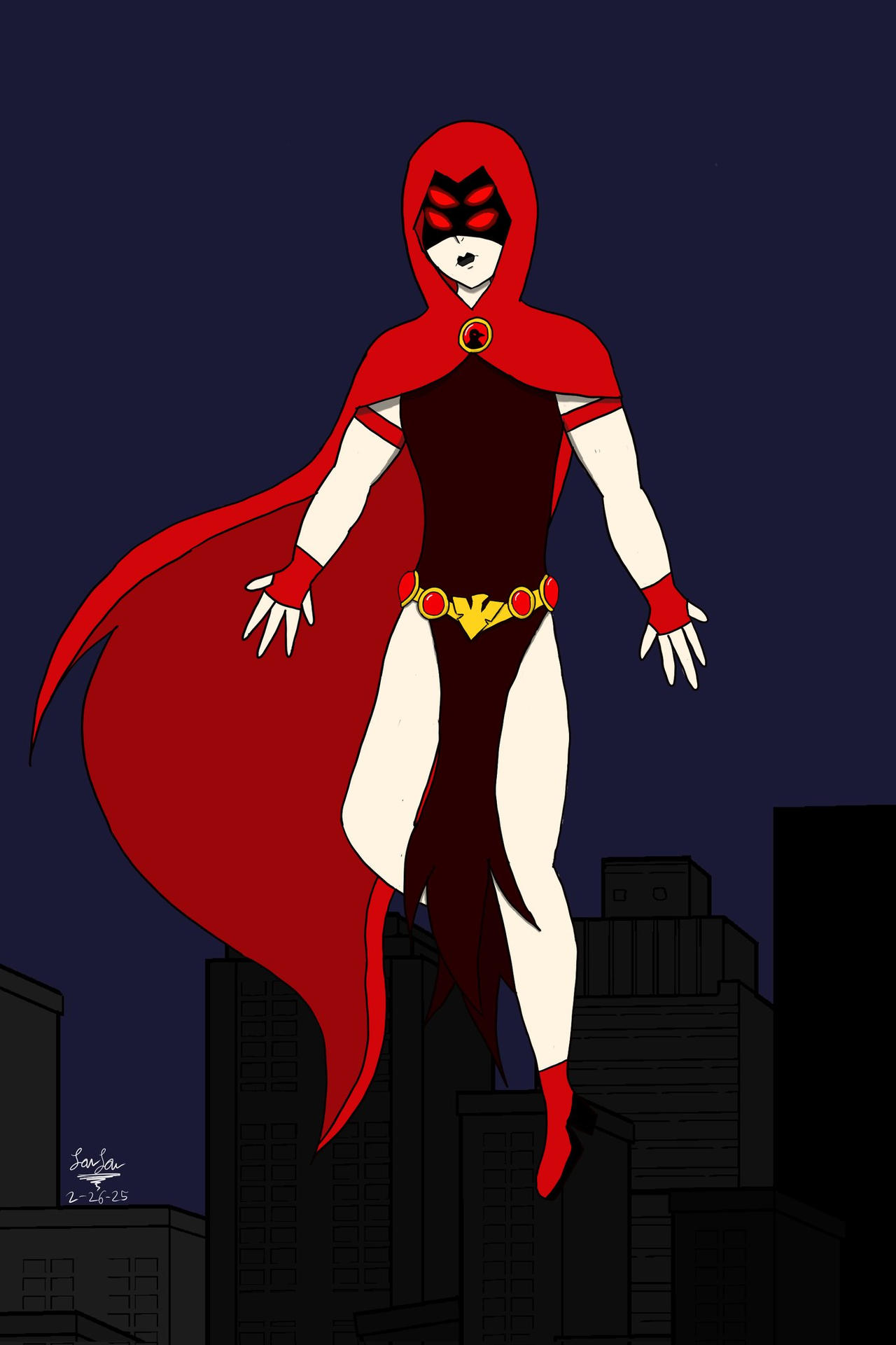 Reb Rave Red Raven Teen Titans by LouLouArtwork on DeviantArt