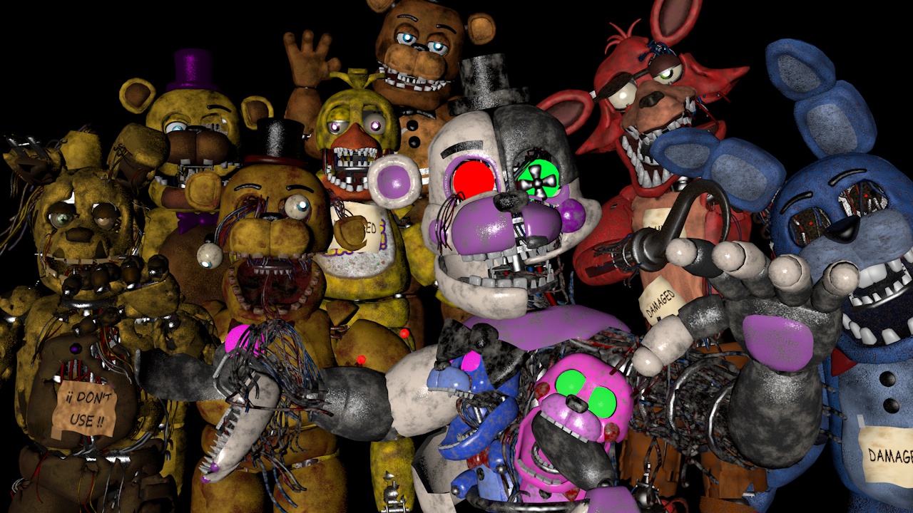 ArtStation - Abandoned Animatronics Fnaf