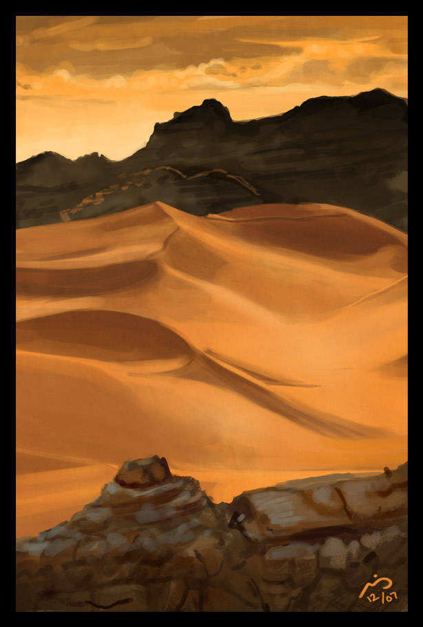 Desert Dunes - Speedpaint