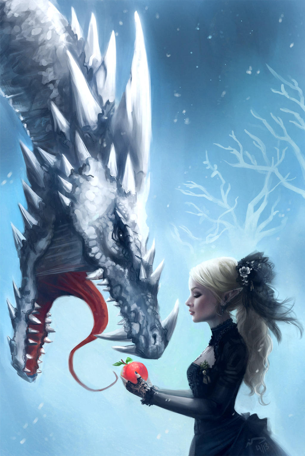 Winter's Peach by Majoh