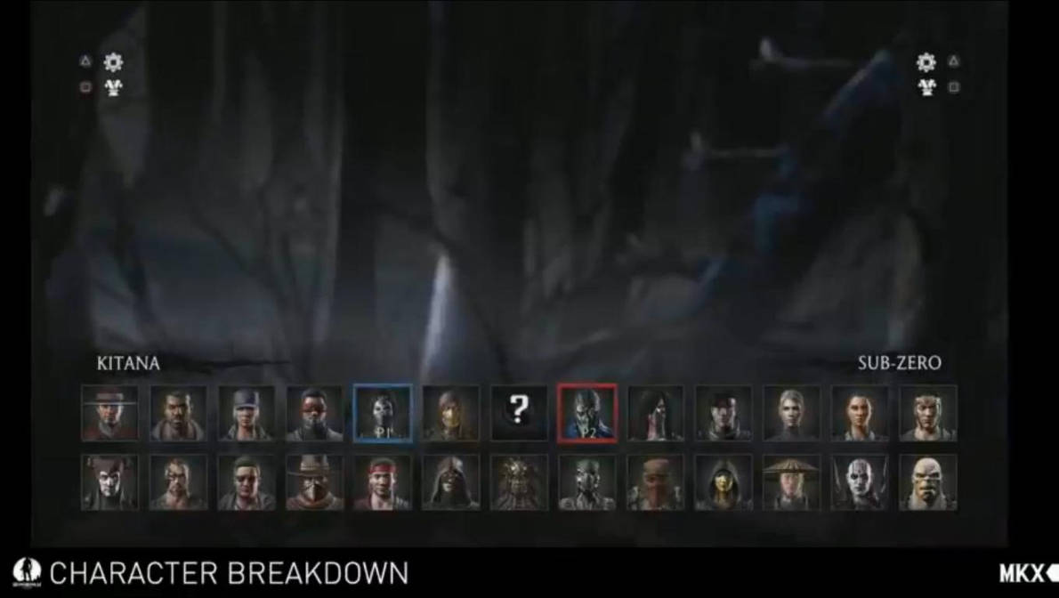 Full official selection screen characters MKX by Airachnid1301 on ...