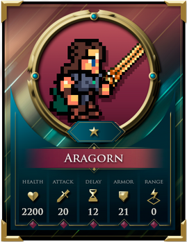 Middle Earth Legends - LOTR - New Card - Aragorn