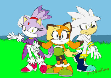 Blaze, Silver and Marine