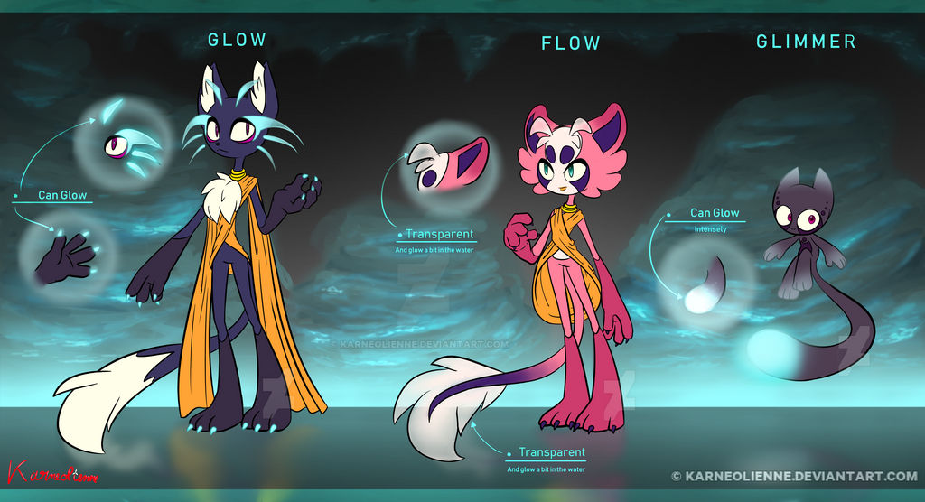 Reference - Glow, Flow and Glimmer by Karneolienne on DeviantArt