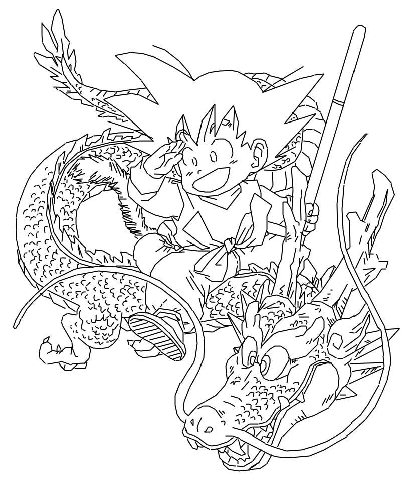 dragon ball lineart by tienchi on DeviantArt