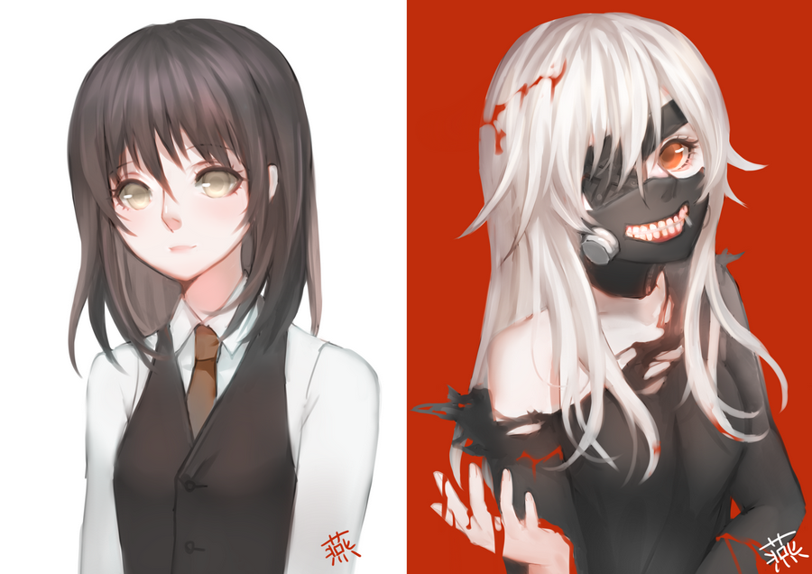 Tokyo Ghoul : Kaneki Ken genderbend