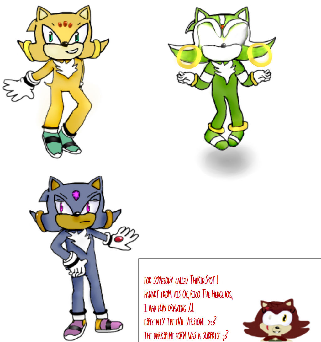 Fanart of Rico The Hedgehog by Fainthed-Cherry on DeviantArt