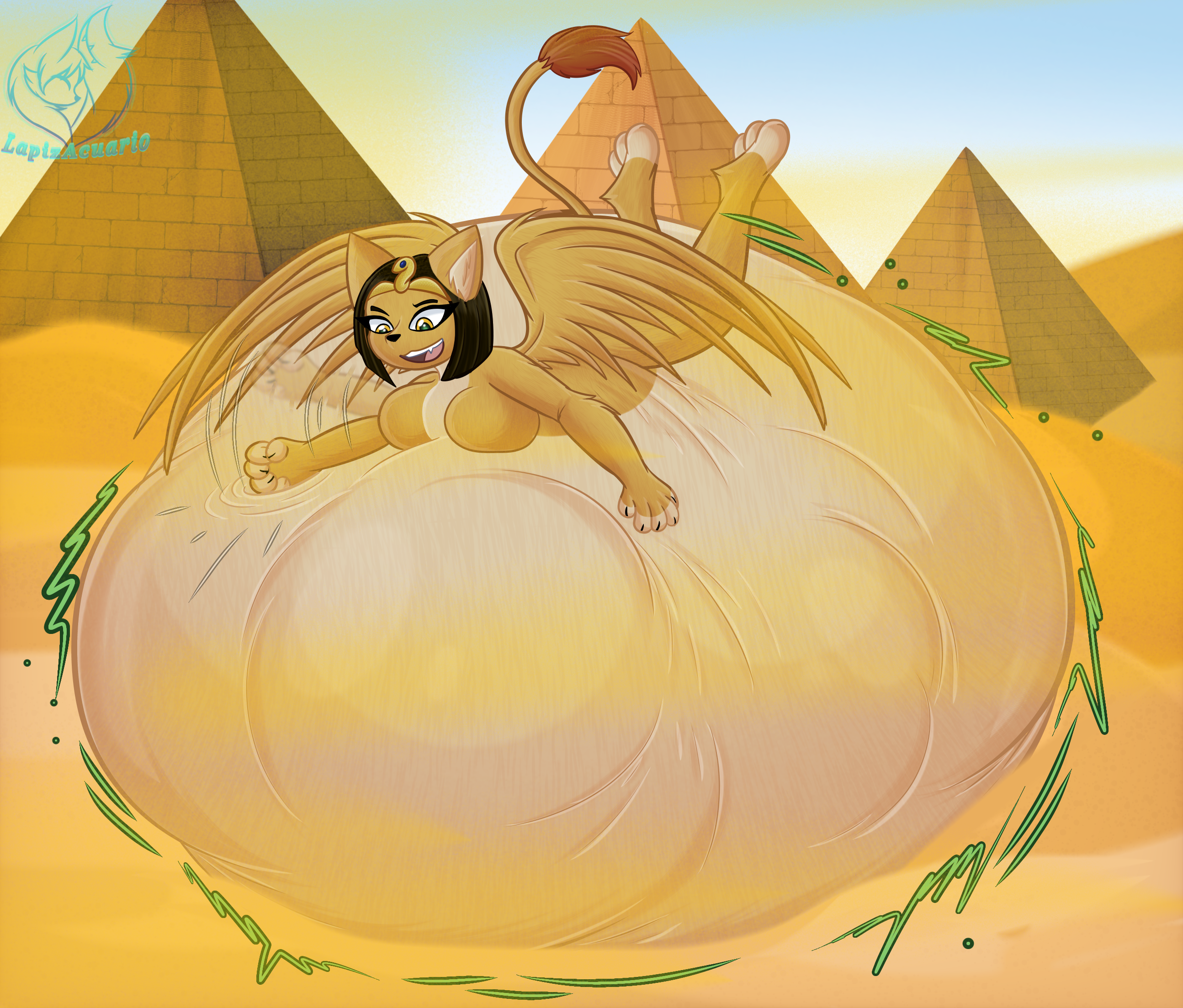 Alien Sphinx Deviantart Sphinx by LapizAcuario on DeviantArt