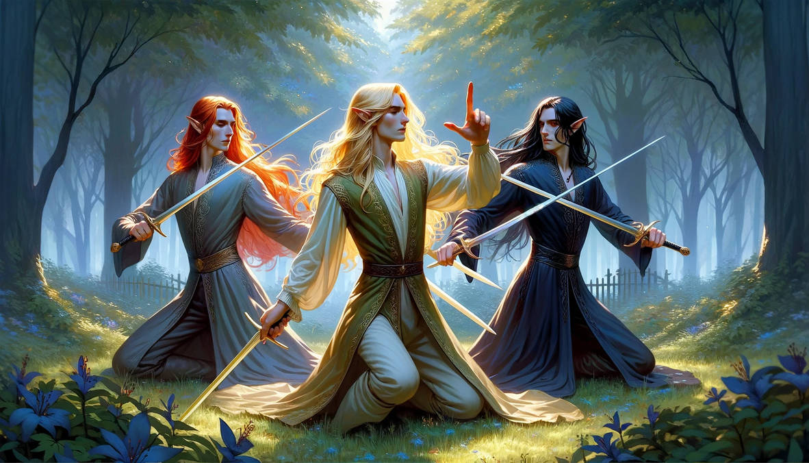 Sword Lessons Sword lessons with Glorfindel by tanor1 on DeviantArt
