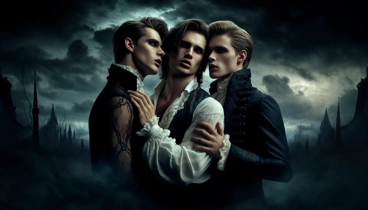 Brooding Male Actor Three brooding male vampires by tanor1 on DeviantArt
