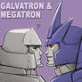 G1 Galvatron and Megatron