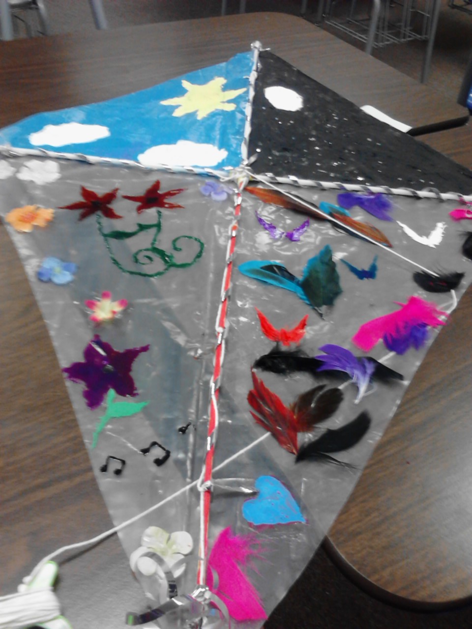 Homemade kite from high school.....