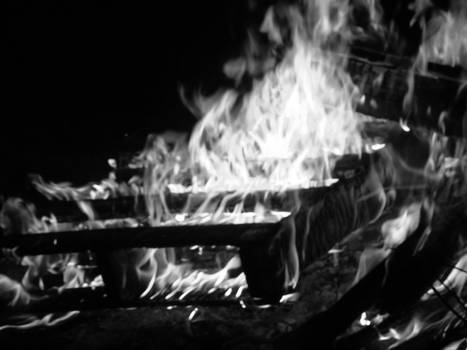 Black and White Fire 1
